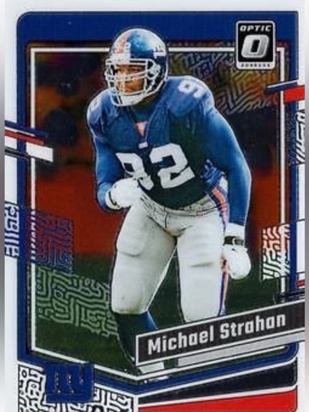 Michael Strahan 2023 Panini Optic New York Giants NFL Football Card